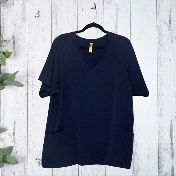 WonderWink Deep Blue Scrub Set - Picture 1 of 2